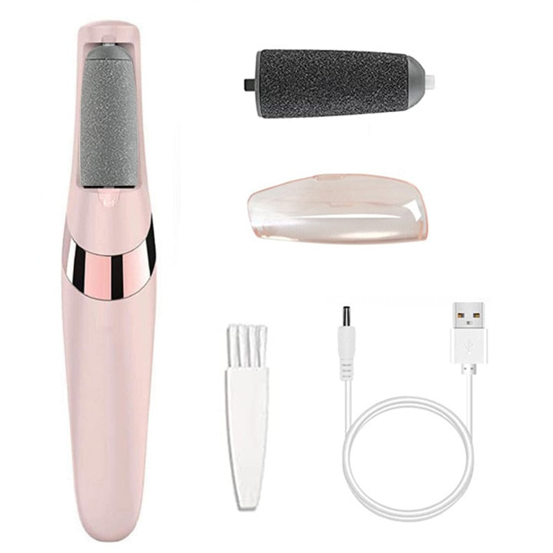 Removedor de Callos y Grietas Eléctrico Recargable + (CABLE USB DE REGALO)